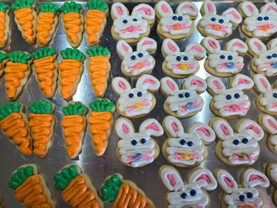 Carrots and Bunny Cookies